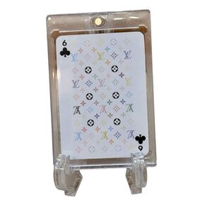 Louis Vuitton #6 Clubs Playing Card Takahashi Murakami Monogram Multi Color 2004